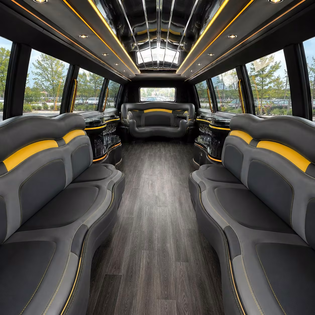 hummer limo interior